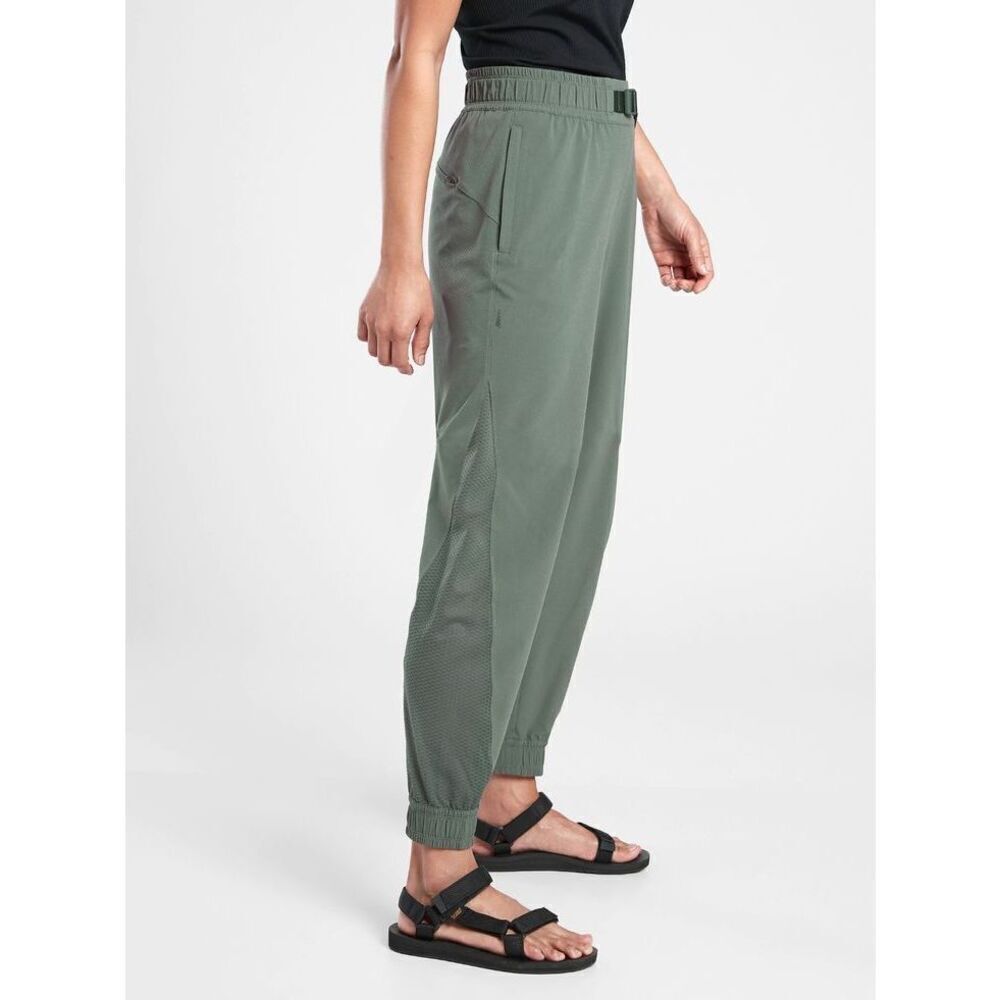 ATHLETA Quest Joggers Bali Green size 14 Tall Athletic